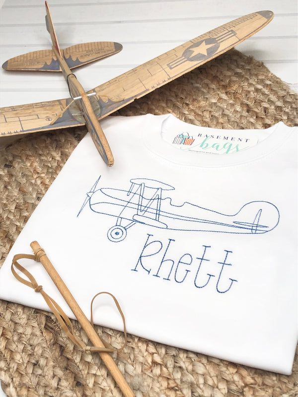Sketch Airplane Shirt