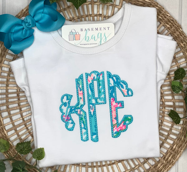 Scalloped Monogrammed