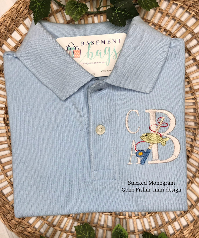 Classic Monogrammed Polo