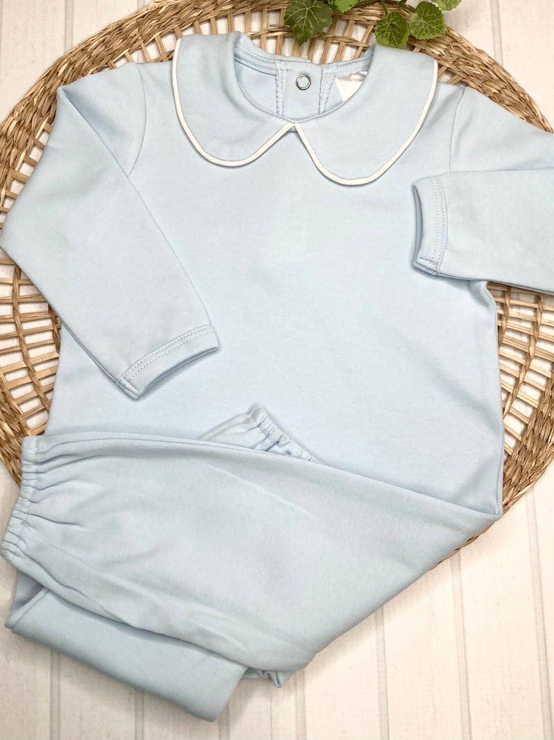 Piped Collar Bubble/Romper