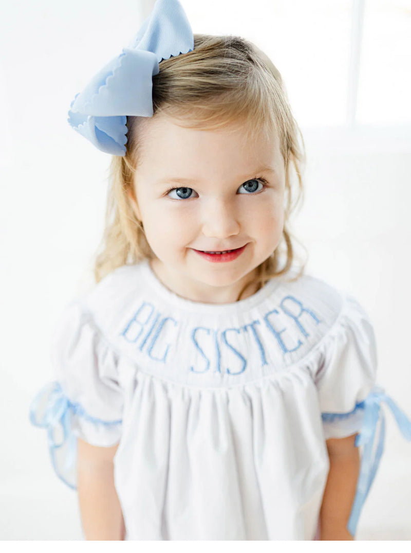 Hand Smocked Big Sister Dress
