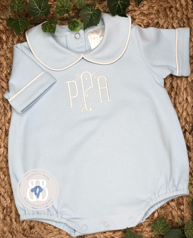 Piped Collar Bubble/Romper