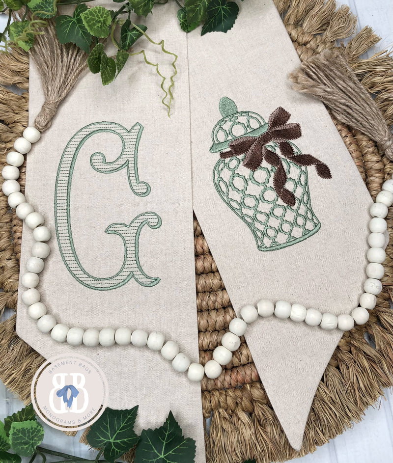 Wreath Sash
