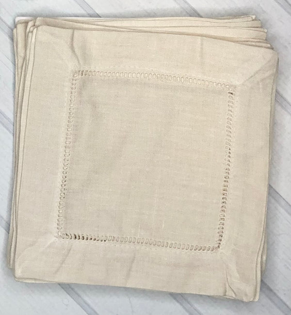 Monogrammed Cocktail Napkins (Set of 4)