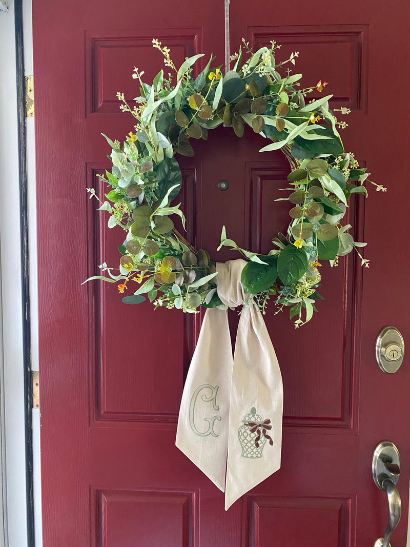 Wreath Sash