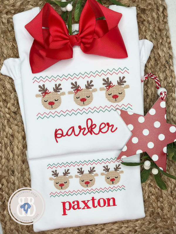 Cross-stitch Reindeer