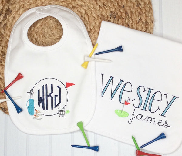Wesley Personalized Baby Gift Set