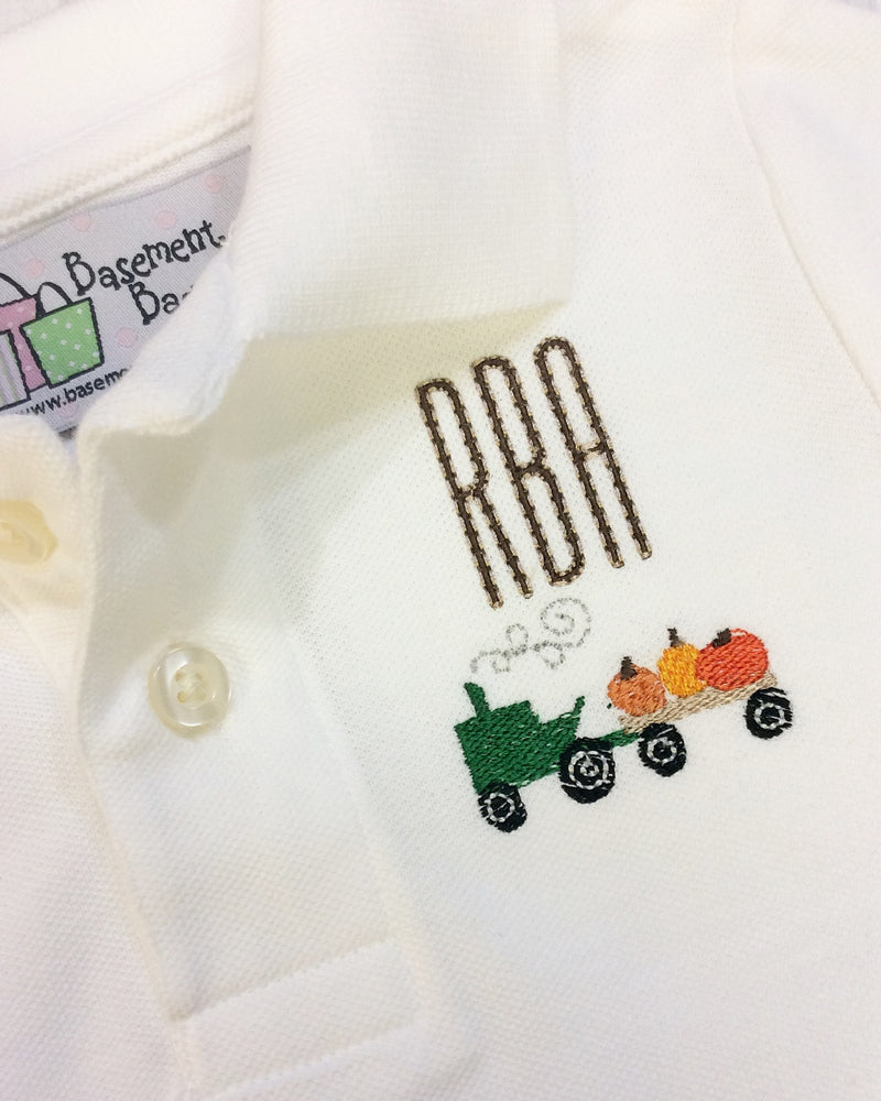 Classic Monogrammed Polo