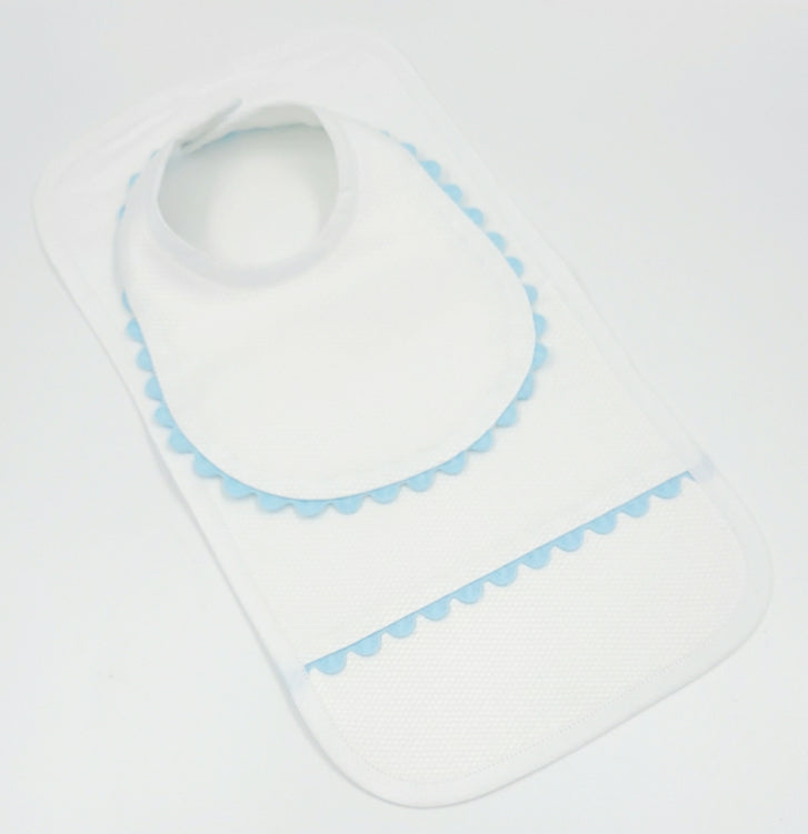 Heirloom Bib and Burp Set