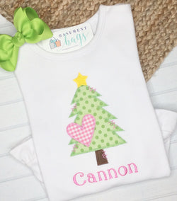 Heart Christmas TreeTee Shirt