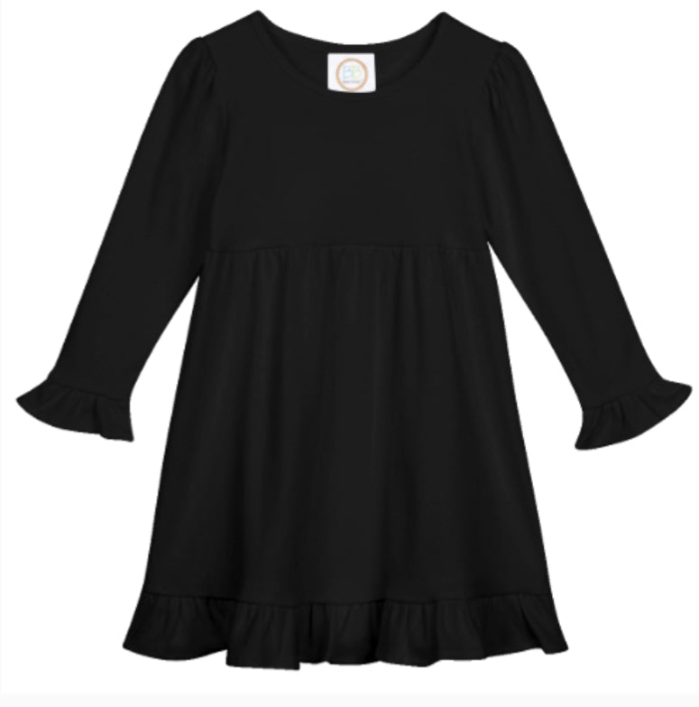 Ruffled Dress-long sleeves