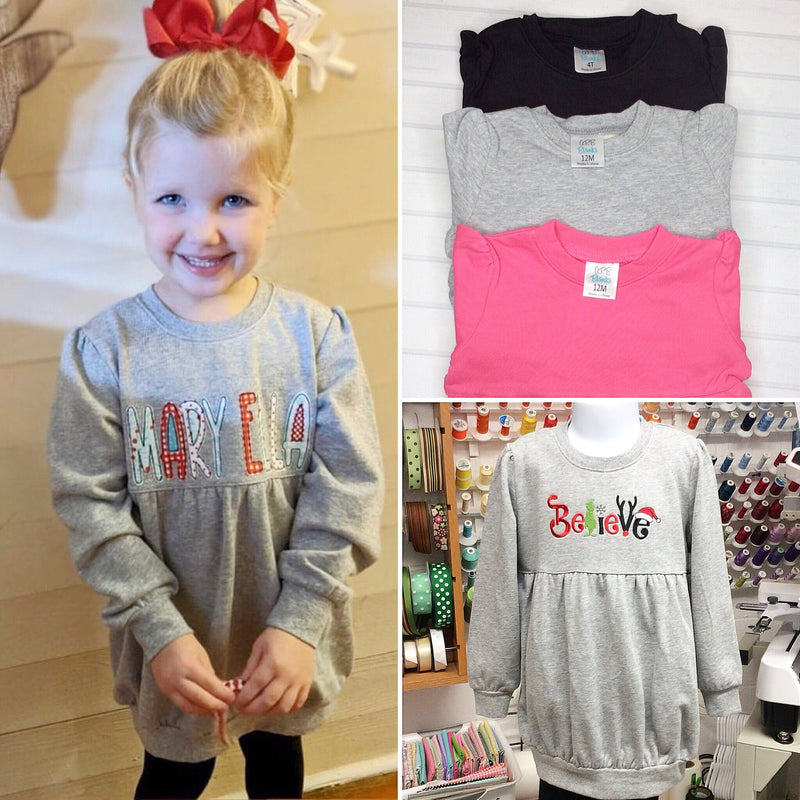 Bubble Sweatshirt with Appliqued Name