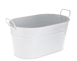 Monogrammed Oval  Metal Tub