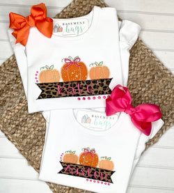 Glam Pumpkins Girls Shirt