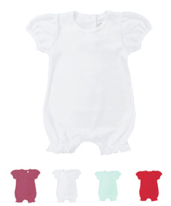 Personalized Ruffled Baby Romper