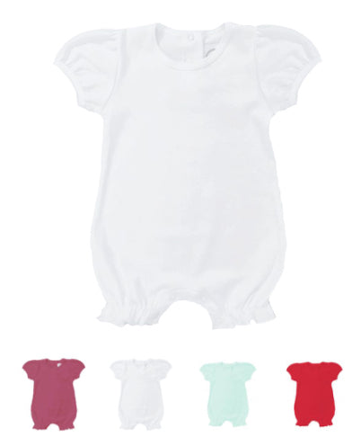 Personalized Ruffled Baby Romper