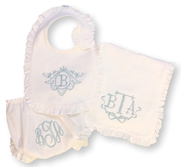 Bonnie Blue Personalized Baby Gift Set