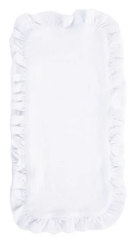 Picot Edge Ruffled Bib and Burp