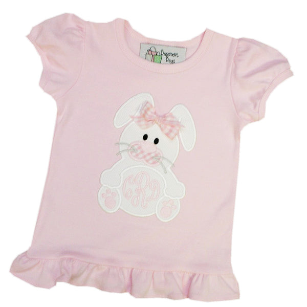 Easter Bunny Monogram Tee Shirt