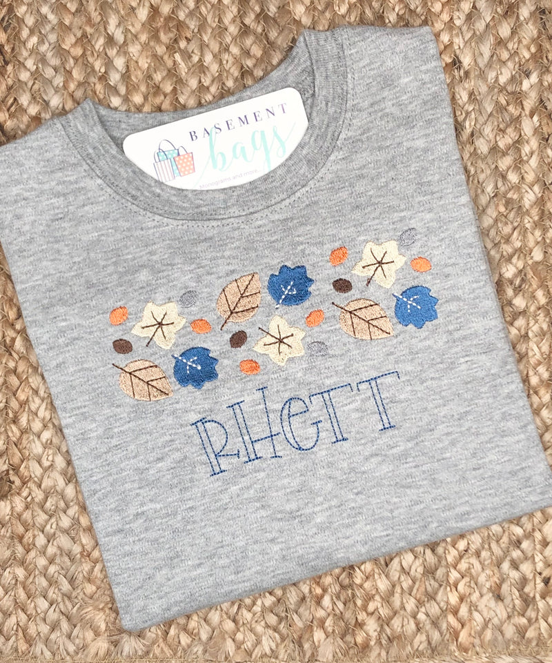 Fall Leaves Personalized Shirt