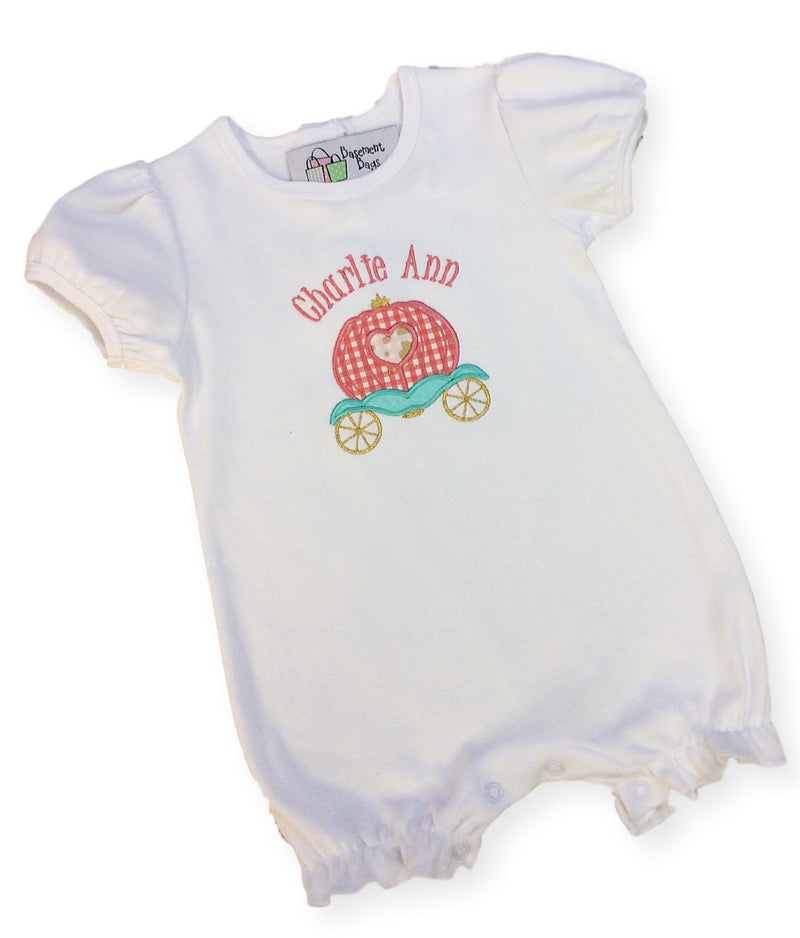 Personalized Ruffled Baby Romper